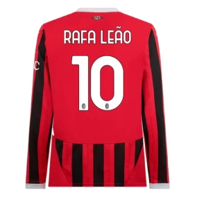 AC Milan Rafa Leão Hemmatröja 2024/2025 Långärmad